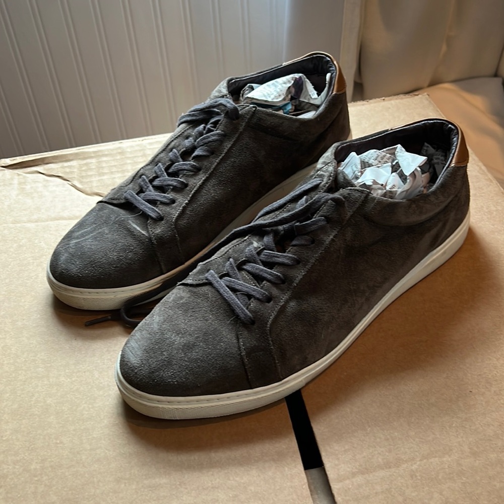 Allen edmonds courtside, Size 12 3e, Grey/Brown